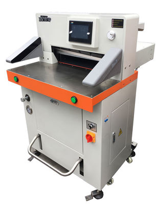 الصين صناعي شبه آلي ورقي عملية قطع آلة 720mm يدوي ورقة إلى الأمام المزود